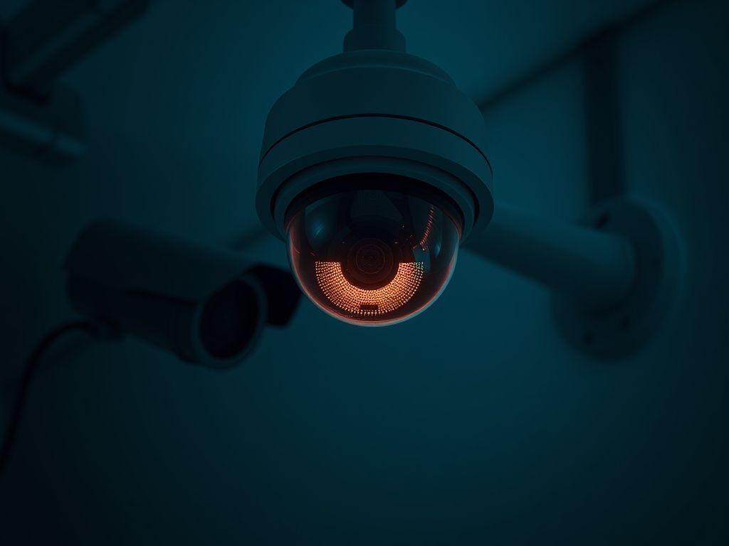 Câmera de segurança com alerta