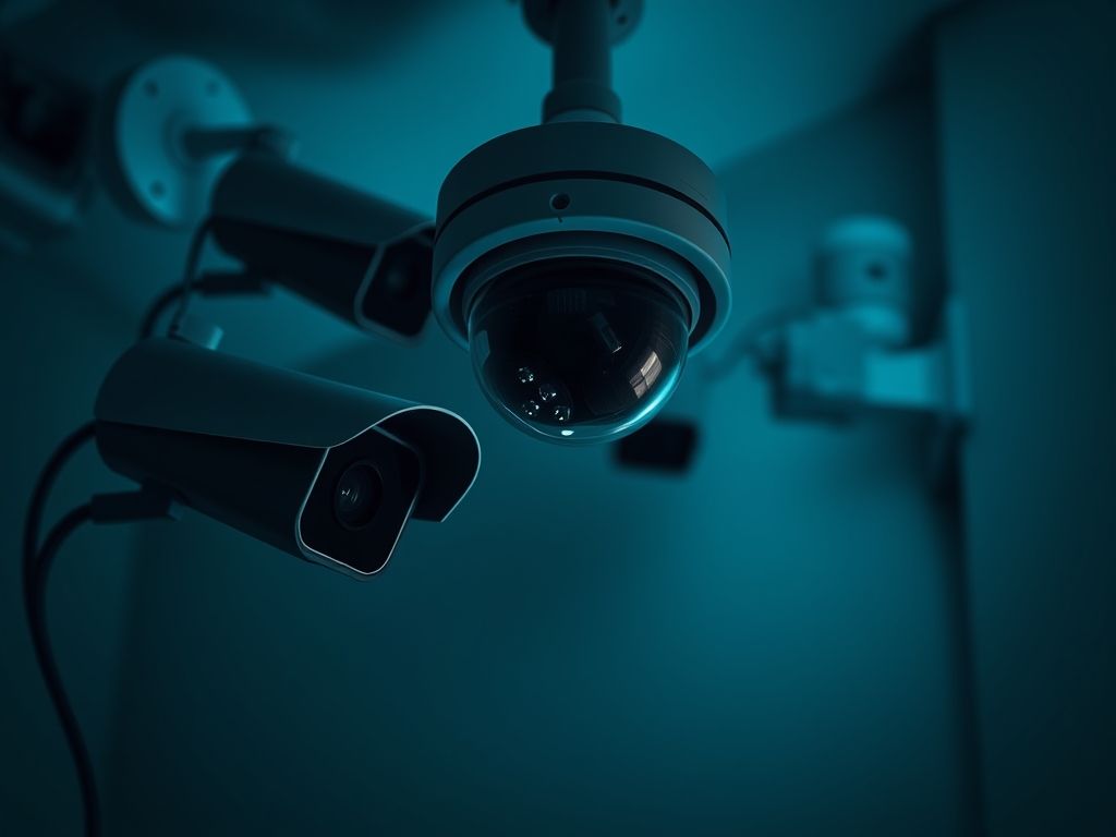 Câmeras de segurança com sistema de alarme Câmeras de segurança com sistema de alarme