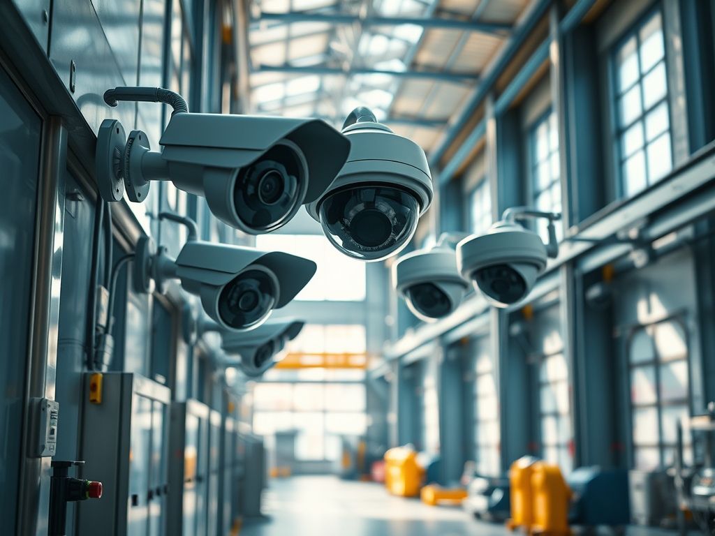 Câmeras de Segurança para Fábricas Câmeras de Segurança para Fábricas