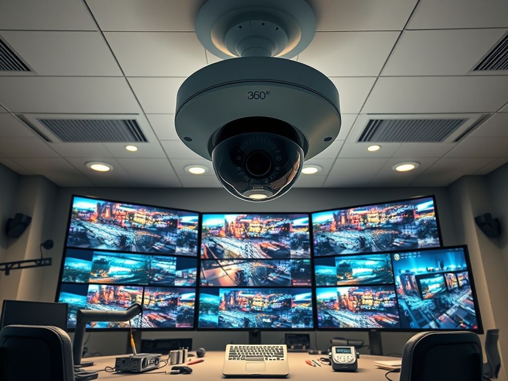 Câmera de segurança 360 graus Câmera de segurança 360 graus
