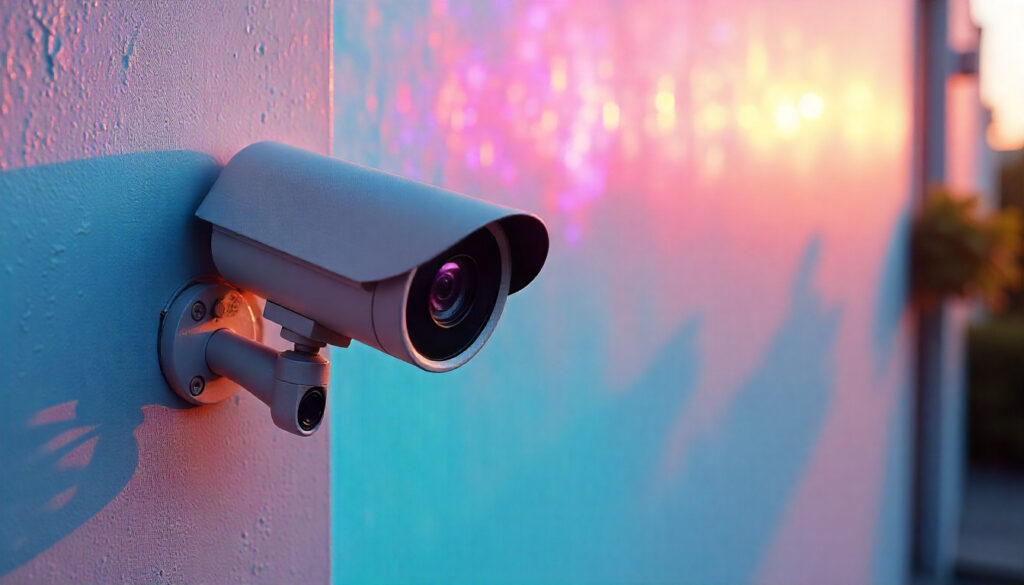 câmera de segurança analógica