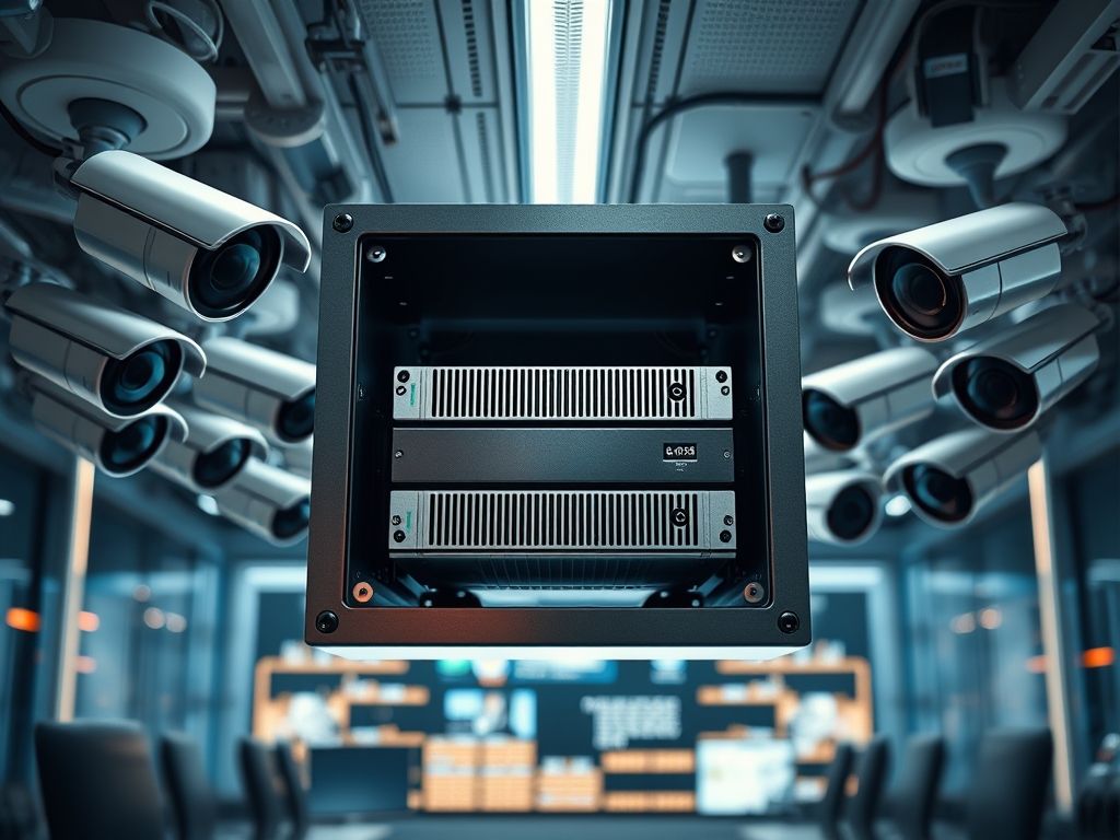 Câmera de Segurança com Armazenamento Interno Câmera de Segurança com Armazenamento Interno