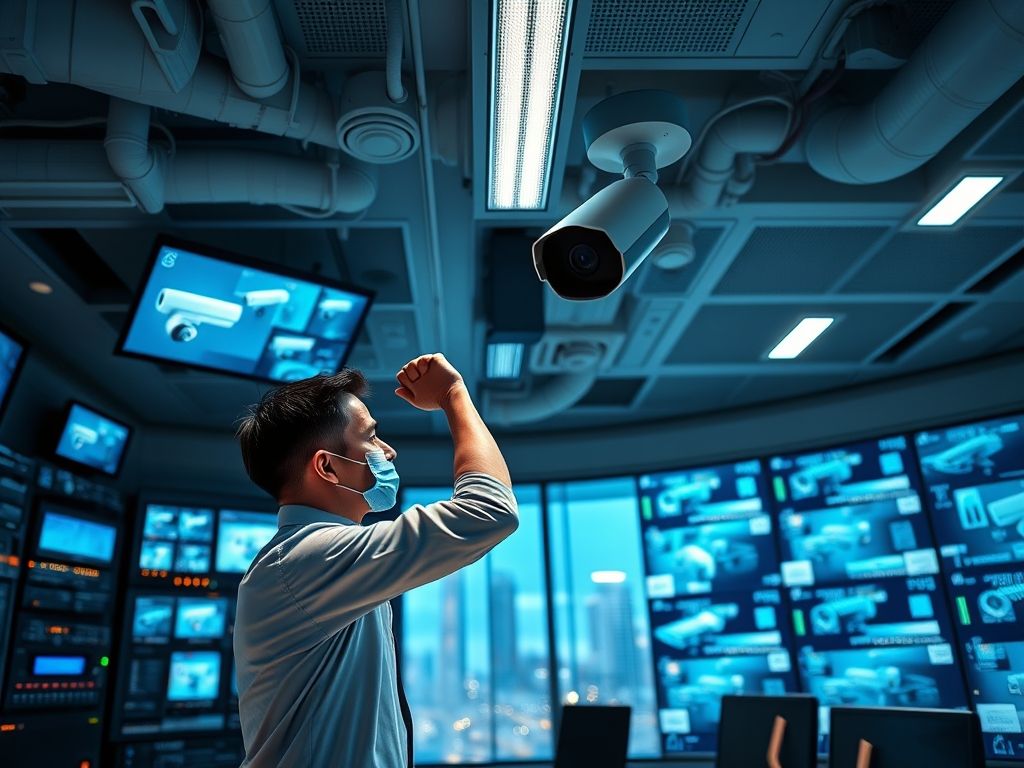 Câmera de segurança com assistência técnica