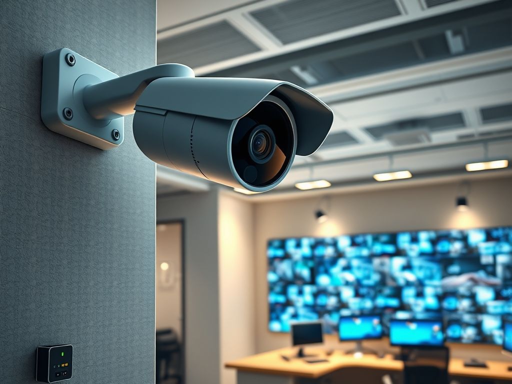 Câmera de Segurança com Boa Cobertura Câmera de Segurança com Boa Cobertura