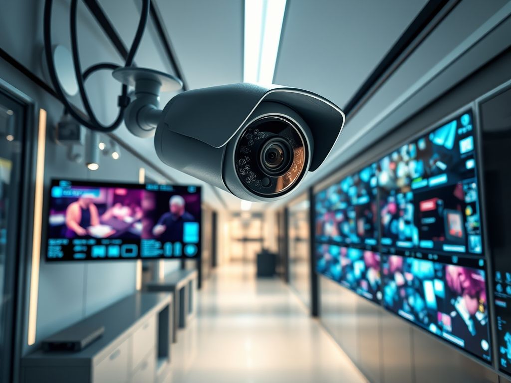 Câmera de segurança com detecção de movimento inteligente