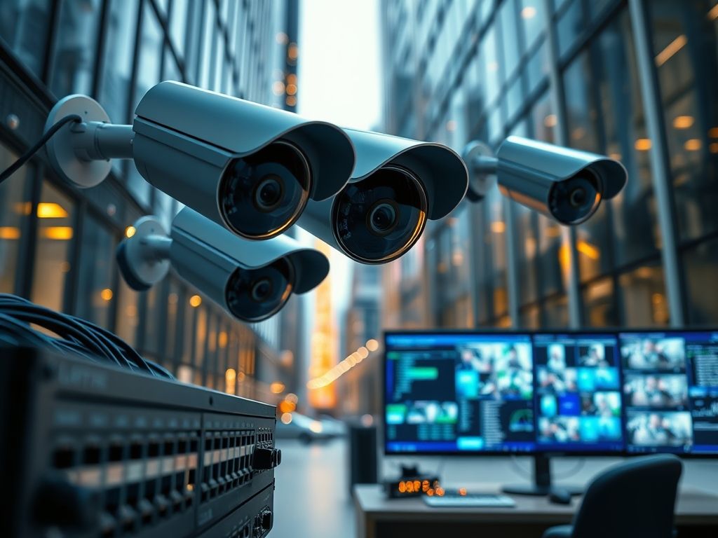 Câmera de Segurança com Gravação em Loop Câmera de Segurança com Gravação em Loop