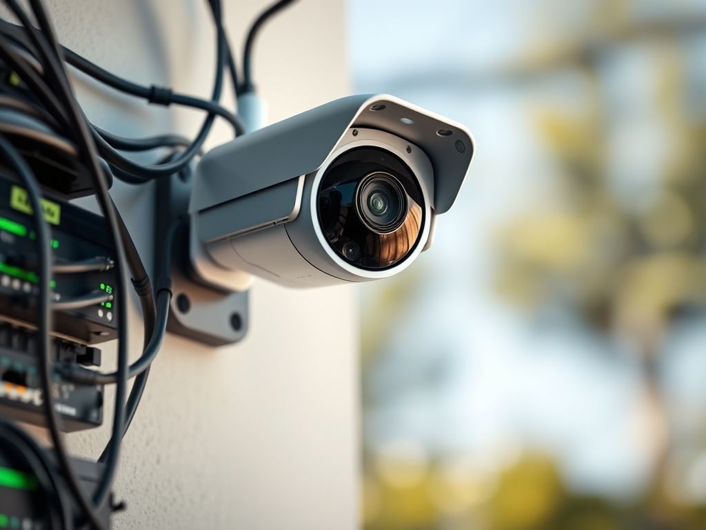 Câmera de Segurança com Infraestrutura POE
