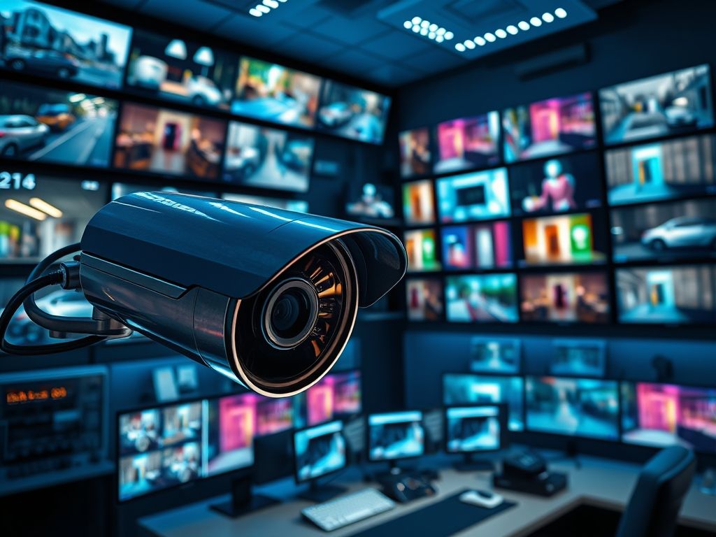 Câmera de segurança com monitoramento 24 horas Câmera de segurança com monitoramento 24 horas