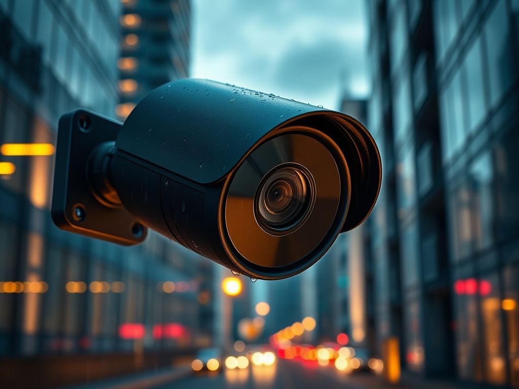 Câmera de segurança com resistência à água