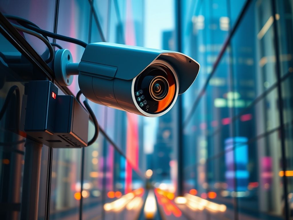 Câmera de segurança com sensor de movimento inteligente Câmera de segurança com sensor de movimento inteligente