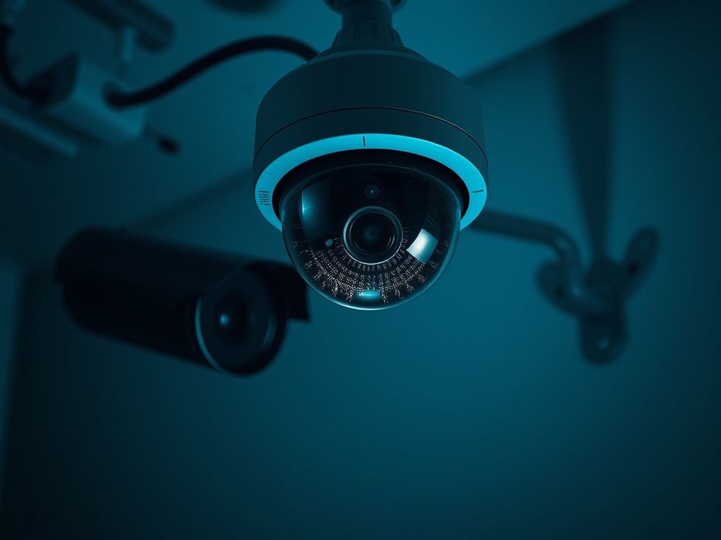 Câmera de Segurança com Som Câmera de Segurança com Som