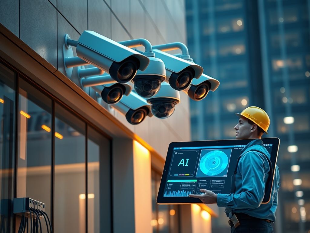 Câmera de Segurança com Tecnologia de IA Câmera de Segurança com Tecnologia de IA