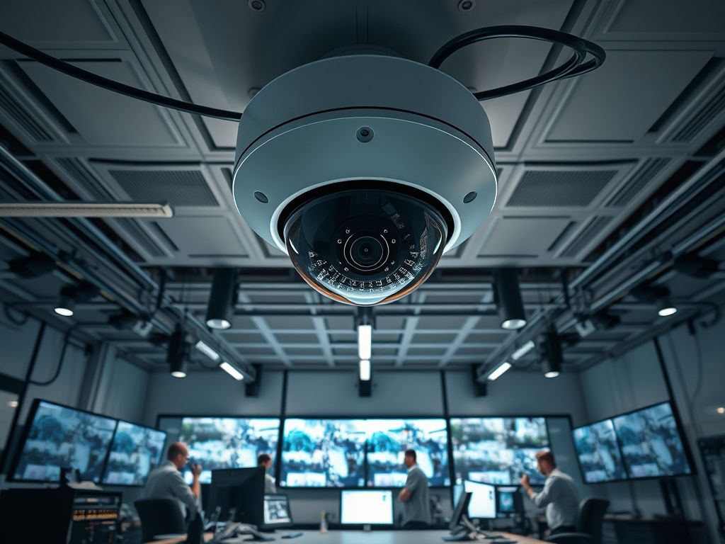 Câmera de Segurança com Visão 360 Graus Câmera de Segurança com Visão 360 Graus