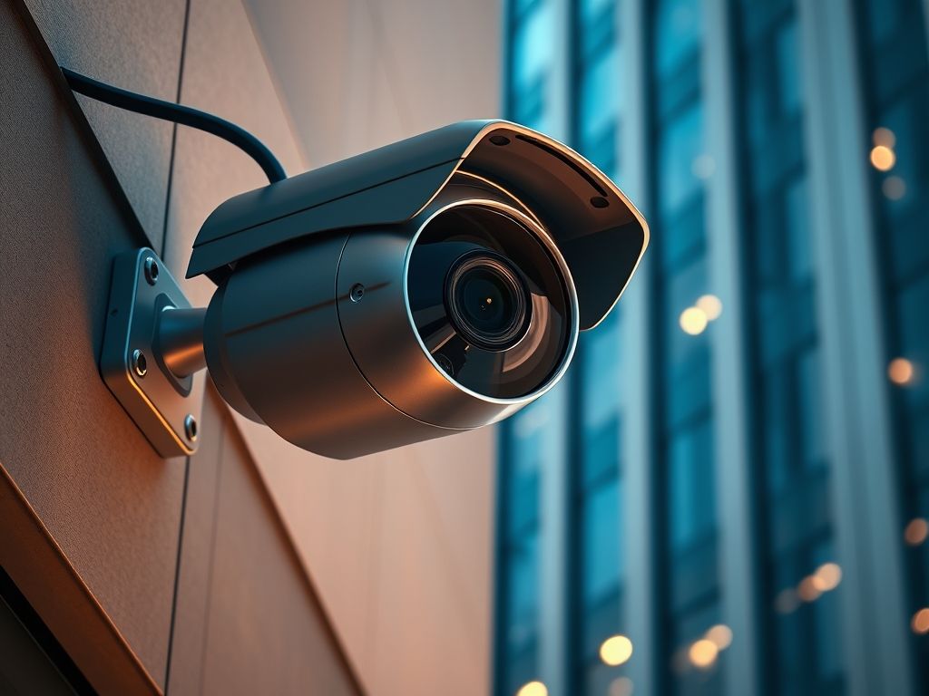 Câmera de Segurança com Visão Lateral Câmera de Segurança com Visão Lateral