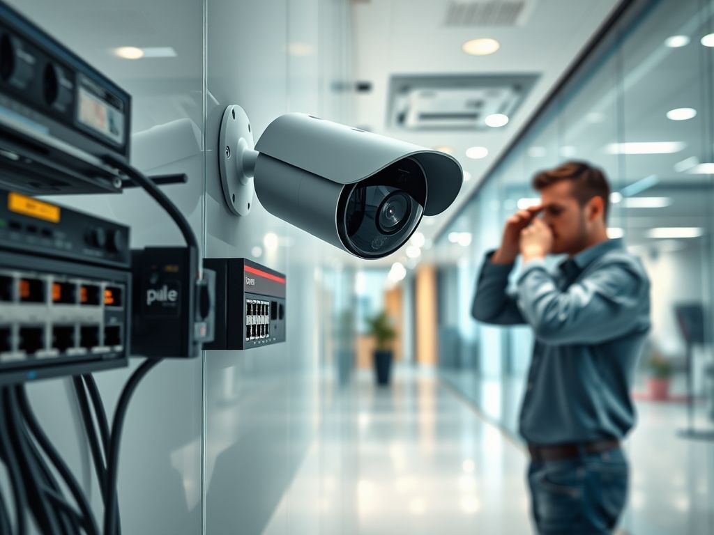 Câmera de segurança para áreas internas