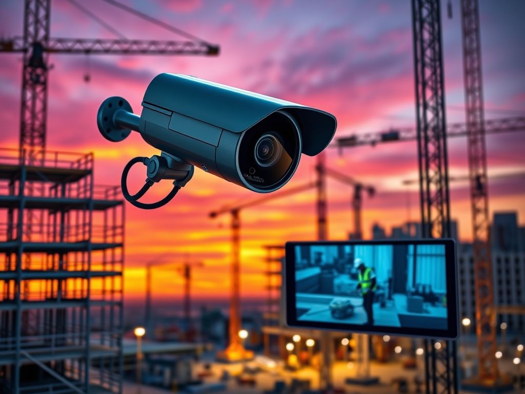Câmera de Segurança para Construção Câmera de Segurança para Construção