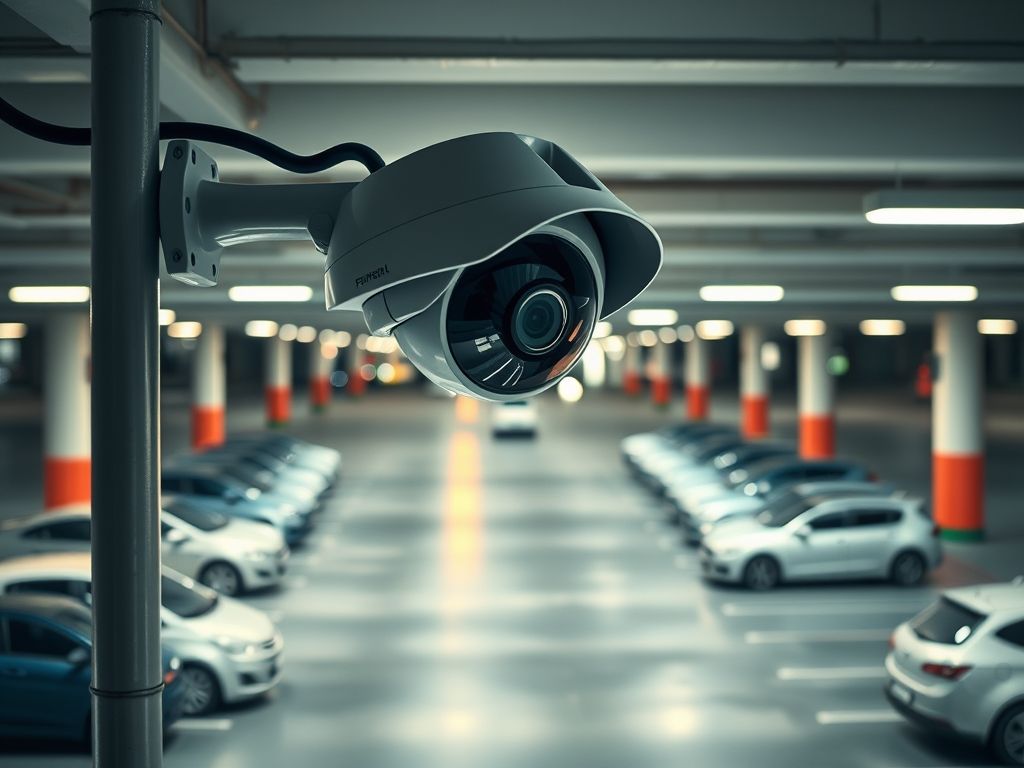 Câmera de Segurança para Estacionamento Câmera de Segurança para Estacionamento