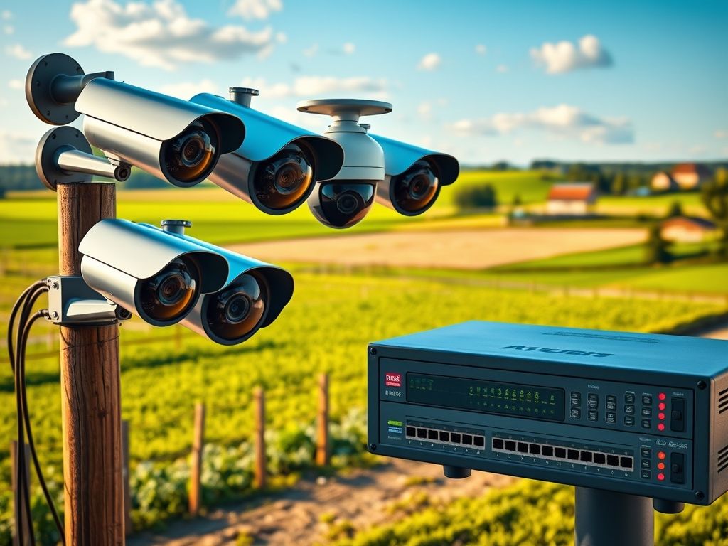 Câmera de segurança para fazendas Câmera de segurança para fazendas
