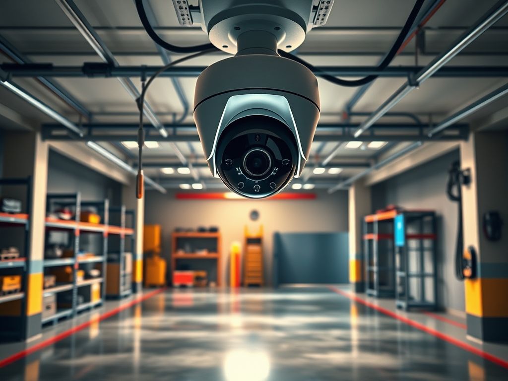 Câmera de segurança para garagem