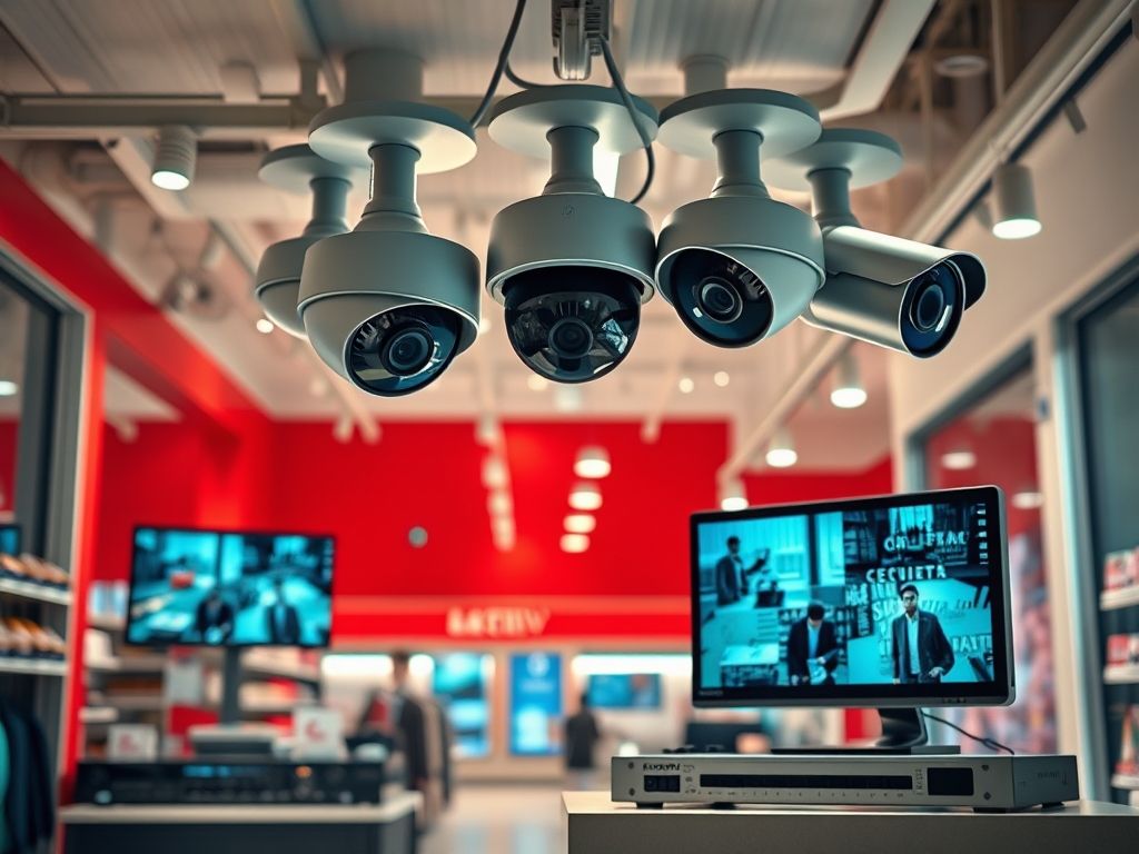 Câmera de segurança para lojas Câmera de segurança para lojas