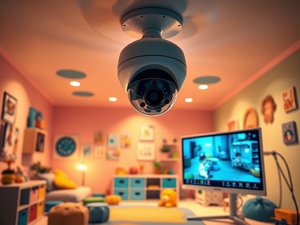 Câmera de segurança para proteção de crianças