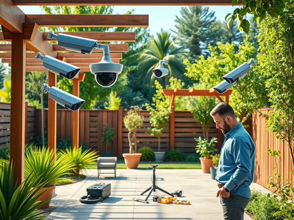 Câmera de segurança para quintal Câmera de segurança para quintal