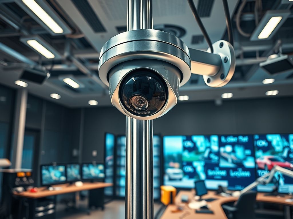 Câmera de Segurança Rotativa