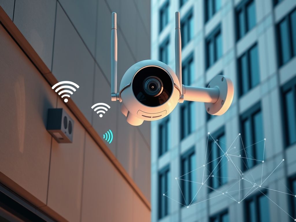 Câmera IP com Conexão Sem Fio Câmera IP com Conexão Sem Fio