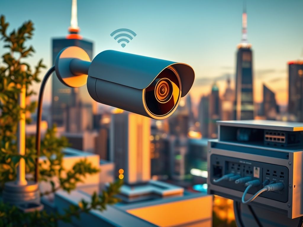 Câmera IP com Wifi Câmera IP com Wifi