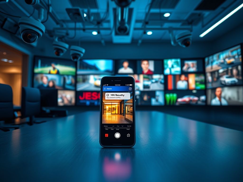 Câmeras de segurança com alerta via smartphone