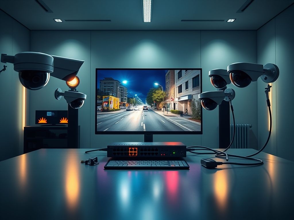 Câmeras de segurança com alertas por e-mail Câmeras de segurança com alertas por e-mail