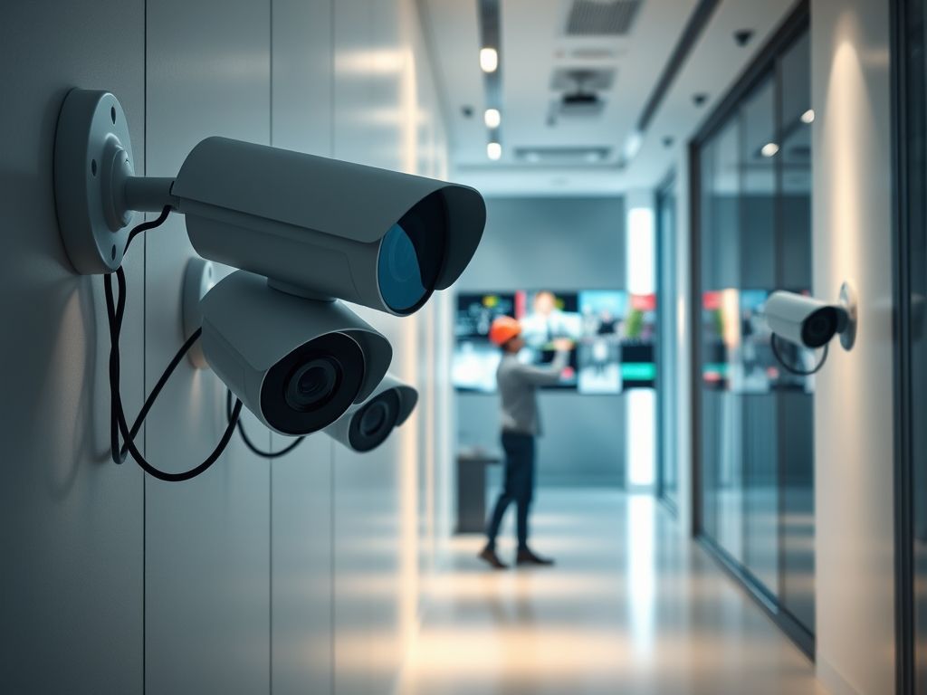 Câmeras de segurança com instalação profissional e garantida