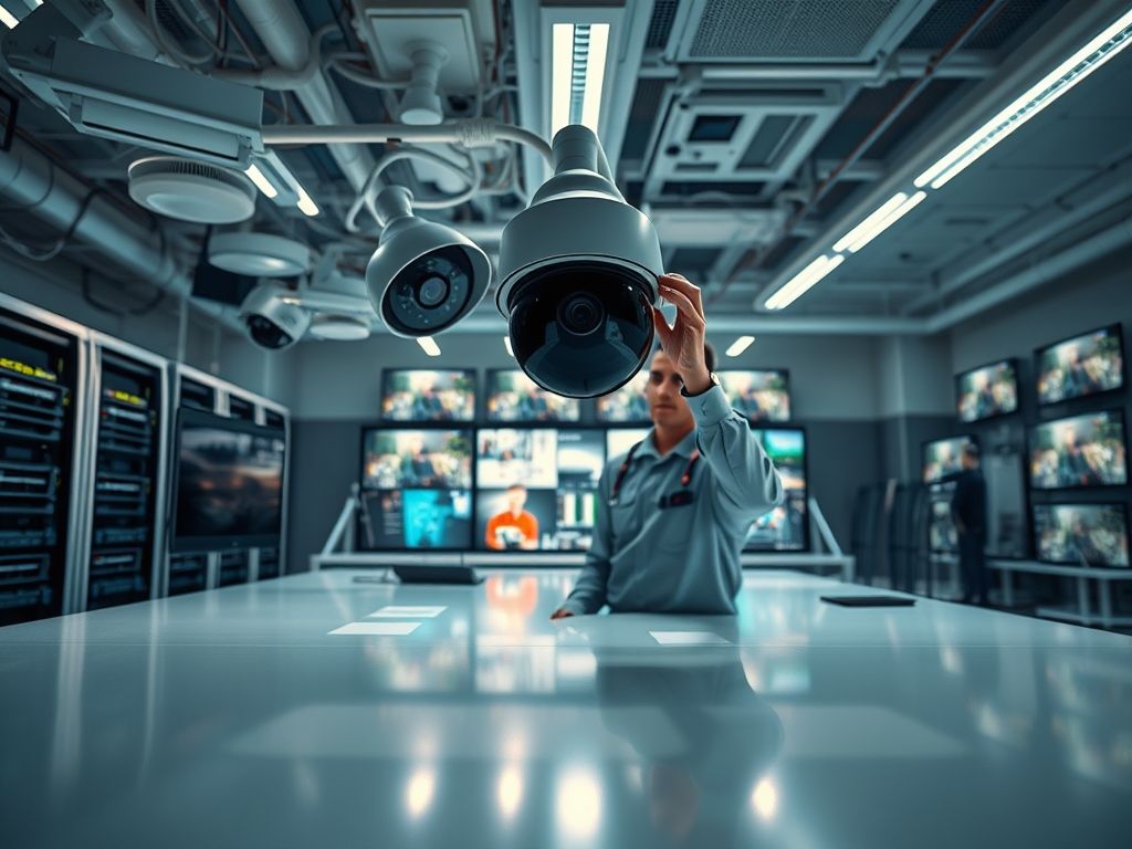 Câmeras de segurança com sistema de gravação Câmeras de segurança com sistema de gravação