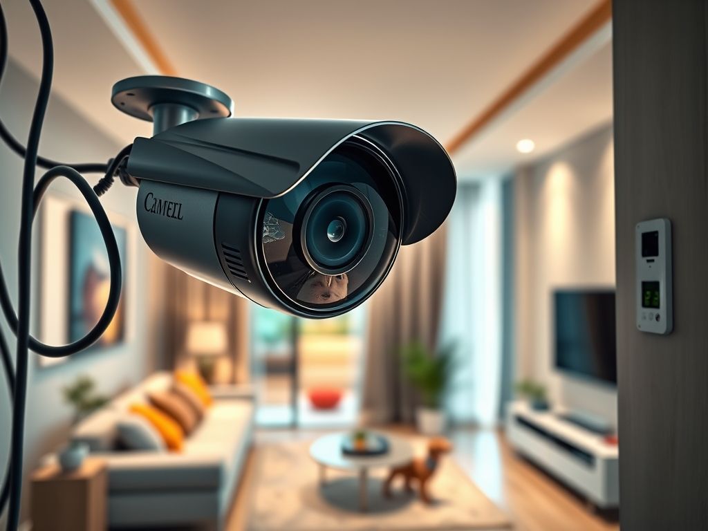 Câmeras de segurança para monitoramento de pets