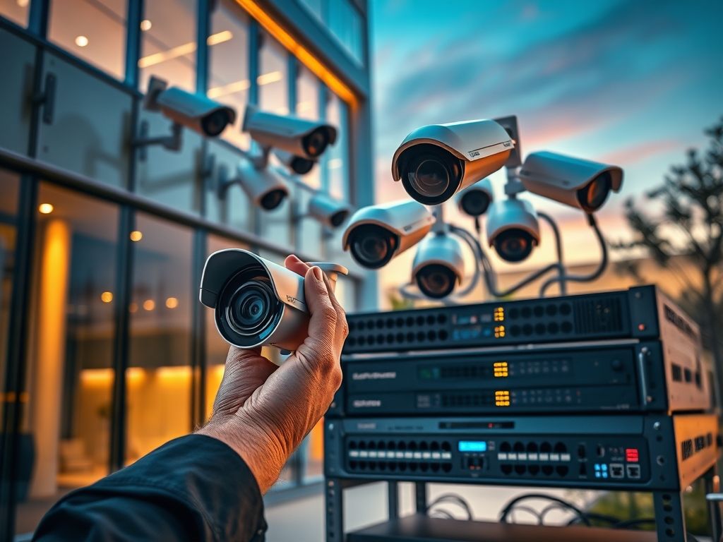 Câmeras de Segurança para Propriedades Comerciais Câmeras de Segurança para Propriedades Comerciais