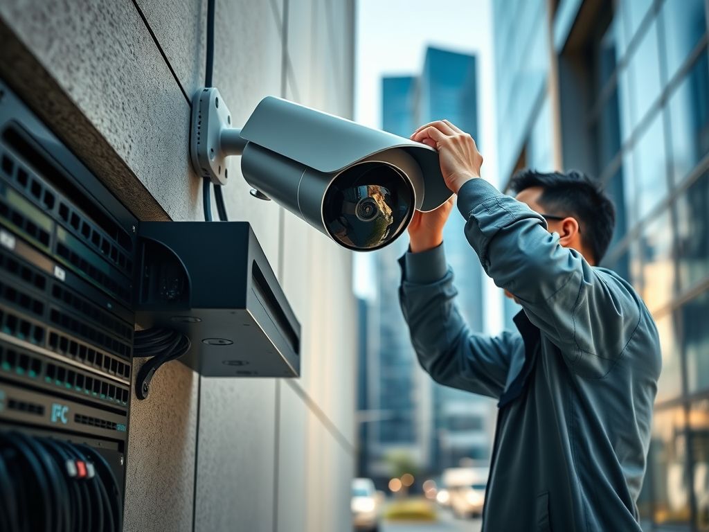 Instalação de Câmeras de Vigilância