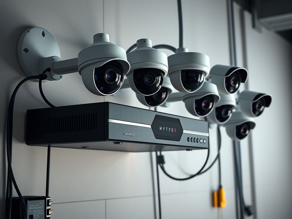 Sistema de câmeras com suporte a DVR Sistema de câmeras com suporte a DVR