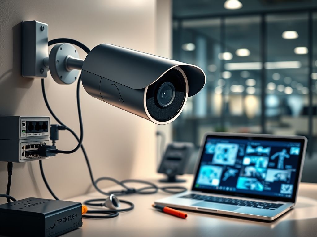 Sistema de câmeras com suporte técnico