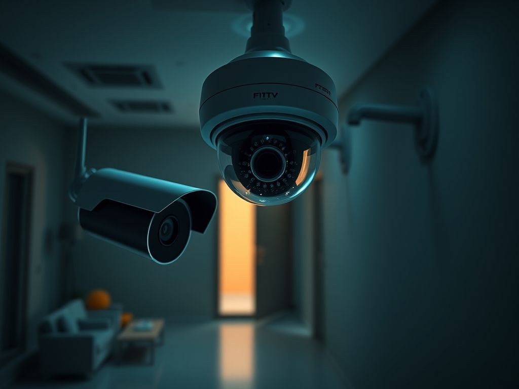 Câmera de segurança para casa inteligente Câmera de segurança para casa inteligente