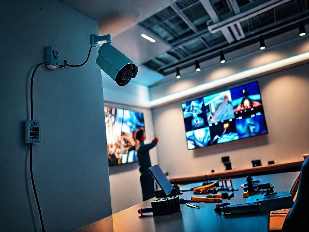 Câmeras de segurança com monitor Câmeras de segurança com monitor