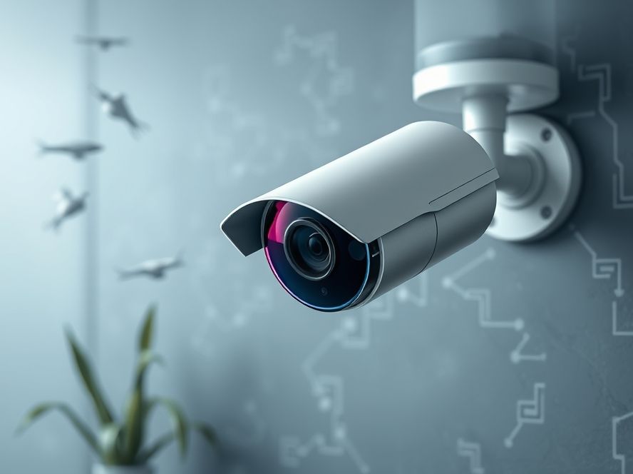 Sistema de câmeras de segurança com tecnologia moderna