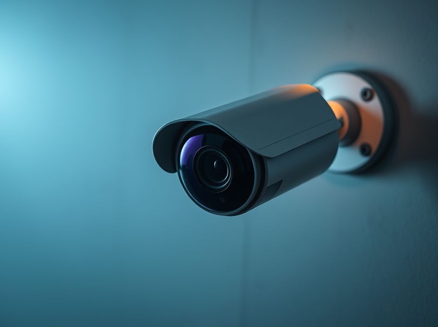 Câmera de segurança com luz