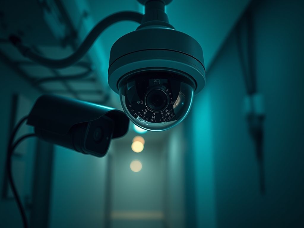 Câmera de segurança com suporte a 5MP Câmera de segurança com suporte a 5MP