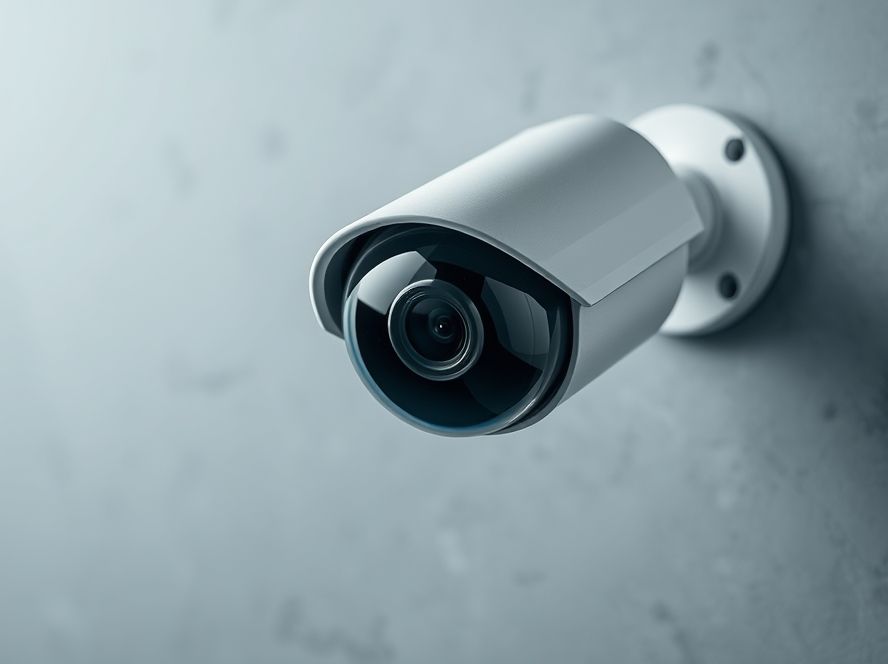 Câmera de segurança para monitorar idosos