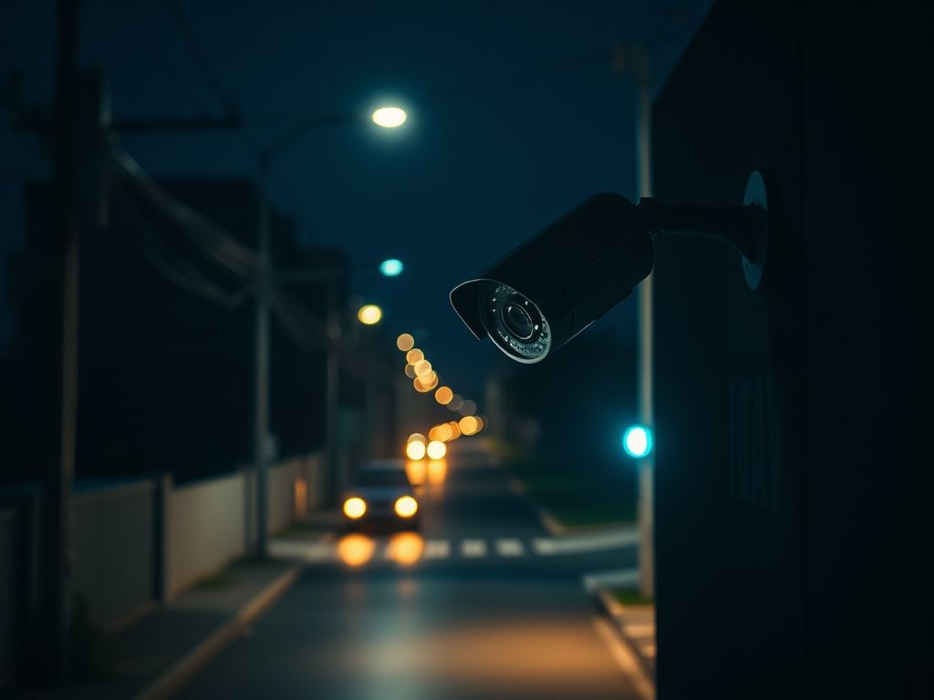 Câmeras de segurança com visualização noturna Câmeras de segurança com visualização noturna