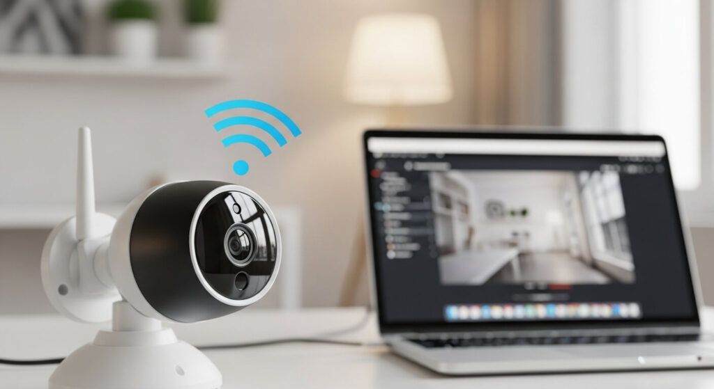 câmera de segurança wifi com gravação