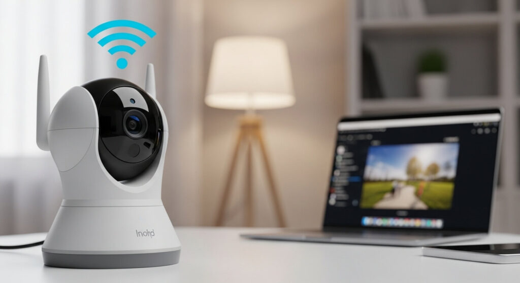 câmera de segurança wifi com gravação