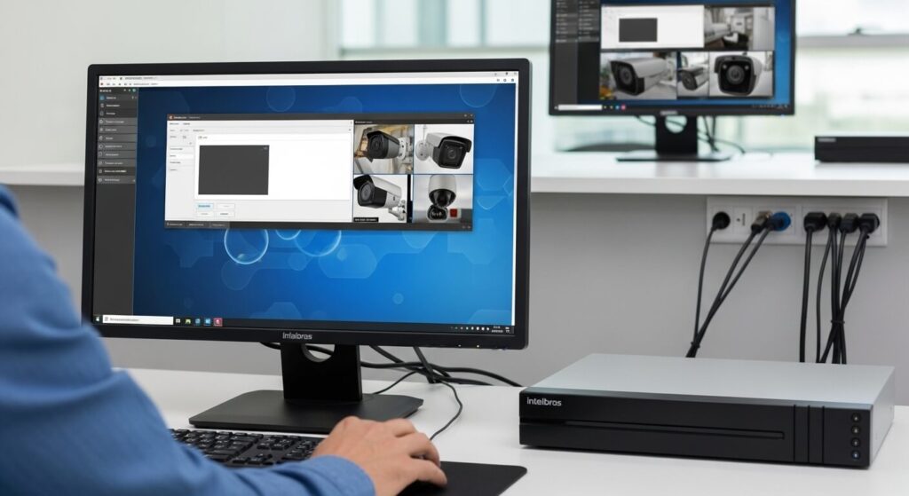 como acessar dvr intelbras pelo pc
