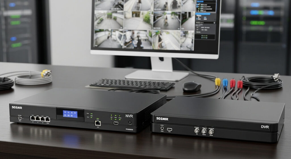 qual a diferença entre dvr e nvr