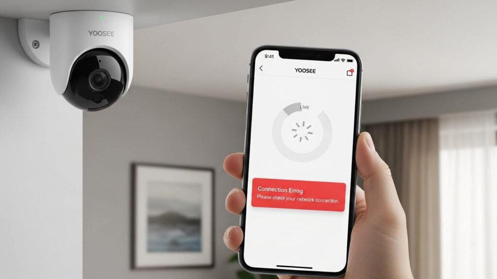 câmera yoosee parou de funcionar